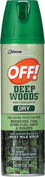 OFF! 71764 Insect Repellent VIII, 4 oz, Liquid, White, Pleasant [SKU: ORG9998329]