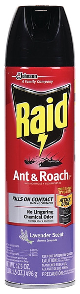 RAID 73963 Ant and Roach Killer, Liquid, Spray Application, 17.5 oz [SKU: ORG7023401]