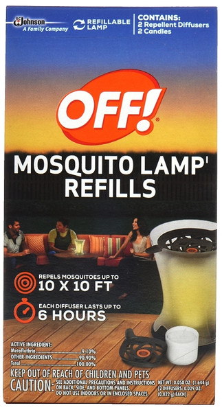 OFF! 76086 Mosquito Repellent Lamp Refill, 0.058 oz [SKU: ORG0398735]