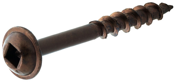 HILLMAN 8542168 Screw, #8 Thread, 1-1/4 in L, Coarse Thread, Round Head, Square Drive, Type 17 Point, Steel [SKU: ORG7226384]