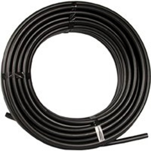 Raindrip 061005P Drip Watering Hose, 0.69 in ID, 50 ft L, Polyethylene, Black [SKU: ORG4949293]
