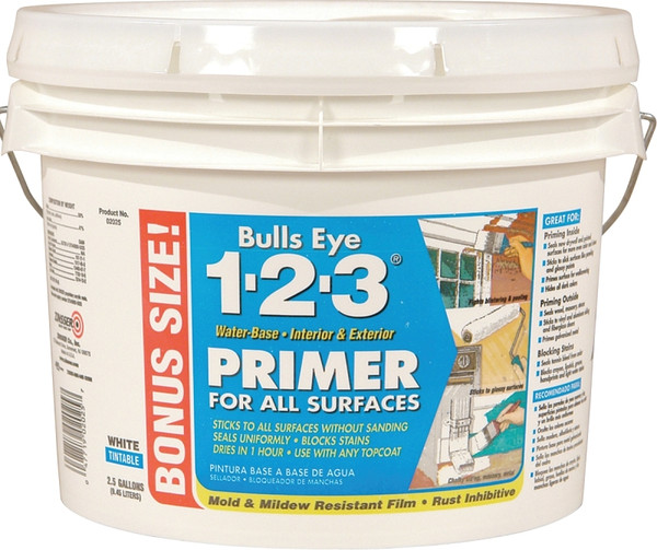 ZINSSER 02025 Primer, Egg Shell, White, 2.5 gal [SKU: ORG7550866]