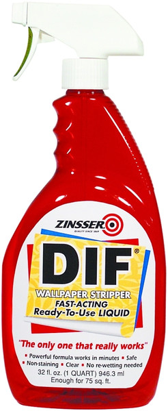 ZINSSER DIF 2488 Wallpaper Stripper, Liquid, 32 oz Bottle [SKU: ORG6346175]