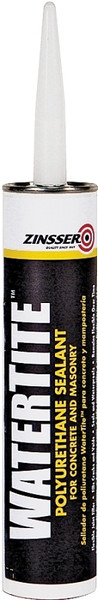 ZINSSER WATERTITE 5091 Polyurethane Sealant, 72 hr Curing, 40 to 120 deg F, 10.1 oz Tube [SKU: ORG9001199]