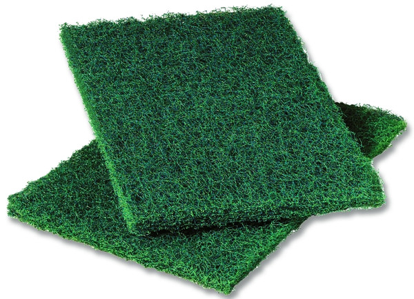 Scotch-Brite 86 Scouring Pad, 9 in L, 6 in W, Green [SKU: ORG6510895]