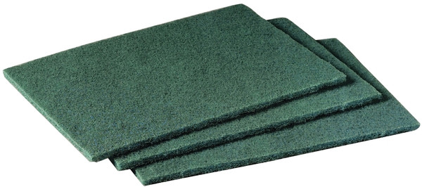 Scotch-Brite 96 Scouring Pad, 9 in L, 6 in W, Green [SKU: ORG6510937]