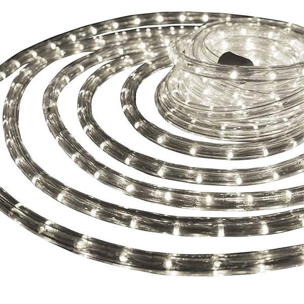 Hometown Holidays 1380-02 Rope Light, 18 ft L, 120 V, 144-Lamp, White Light, LED Lamp [SKU: ORG2118024]