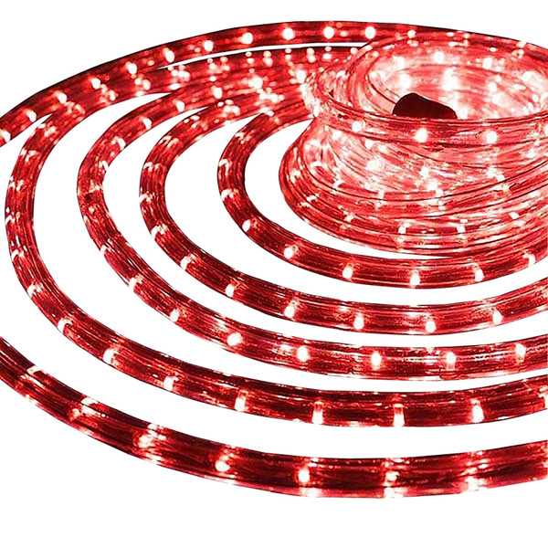 Hometown Holidays 1380-03 Rope Light, 18 ft L, 120 V, 144-Lamp, Red Light, LED Lamp [SKU: ORG2151868]