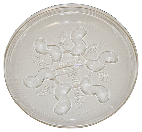 Gardener's Blue Ribbon Saucer Plus SP8VUS Planter Saucer, 8 in Dia, Plastic, Clear [SKU: ORG3883105]