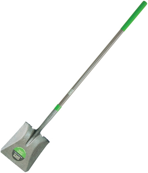 AMES 25337100 Square Point Shovel, 9-3/4 in W Blade, Steel Blade, Fiberglass Handle, Cushion Grip Handle [SKU: ORG7006133]