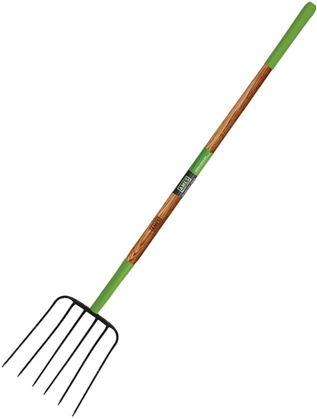 AMES 2826900 Manure Fork, Steel Tine, Wood Handle, 61 in L Handle [SKU: ORG7006018]