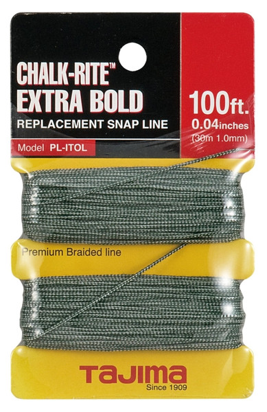Tajima Chalk-Rite Series PL-ITOL Line, 100 ft L Line [SKU: ORG1323971]