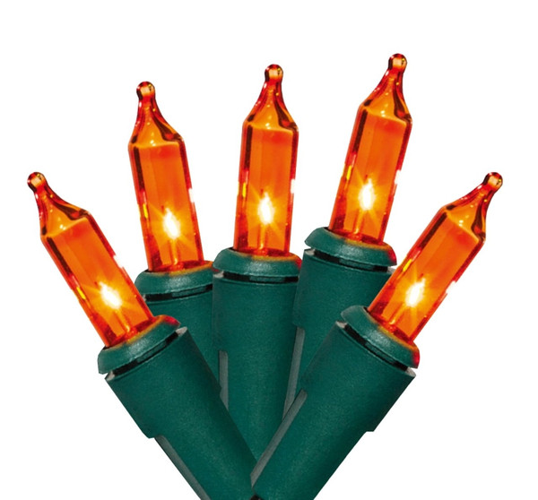 Hometown Holidays 2980-06/U13Y072U Light Set, 100-Lamp, Incandescent Lamp, Amber Lamp, 21 ft L [SKU: ORG2188019]