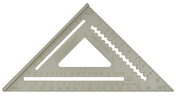 Johnson RAS-120 Rafter Square, Aluminum, 12 in L [SKU: ORG6770390]