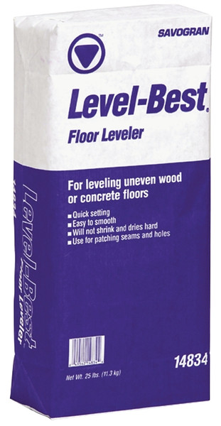 SAVOGRAN Level-Best 14834 Floor Leveler, Off-White, 25 lb Box [SKU: ORG6836290]