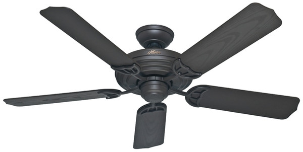 Hunter Sea Air Series 53061 Ceiling Fan, 5-Blade, Walnut Blade, 52 in Sweep, 3-Speed, With Lights: No [SKU: ORG5738315]
