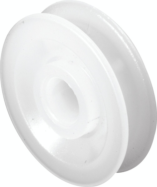 Prime-Line B 552 Door Roller, 1 in Dia Roller, 9/32 in W Roller, Nylon, White, 2-Roller, Bottom Mounting [SKU: ORG2915486]
