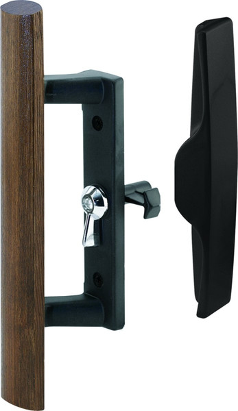 Prime-Line C 1095 Handle Set, Die-Cast/Wood, Wood, 1 in Thick Door [SKU: ORG1228691]