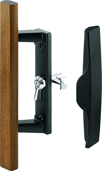 Prime-Line C 1107 Handle Set, Aluminum, Wood, 1 in Thick Door [SKU: ORG2635860]