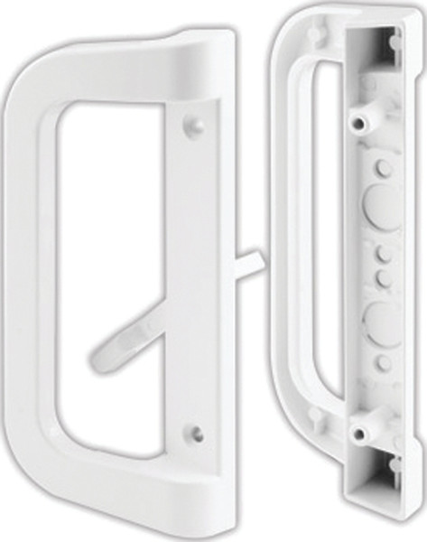 Prime-Line C 1177 Handle Set, Aluminum, Painted, 2 in Thick Door [SKU: ORG5550488]