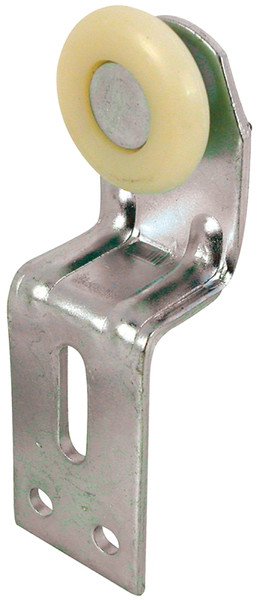 Prime-Line N 6513 Roller Assembly, 1 in Dia Roller, 1/4 in W Roller, Nylon/Steel, Silver, 1-Roller, 35 lb [SKU: ORG7223399]