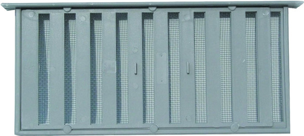 Bestvents PMS-1 Foundation Vent, 40 sq-in Net Free Ventilating Area, Polypropylene, Gray [SKU: ORG6257307]