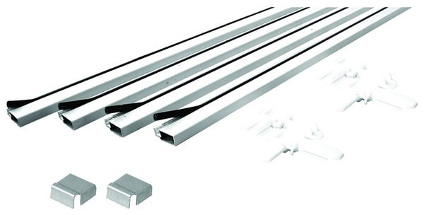 Make-2-Fit PL 7812 Screen Frame Kit, 3 ft L x 3/4 in W Dimensions, Aluminum, White, Painted, 10-Piece [SKU: ORG4204871]