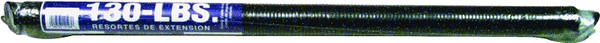 Prime-Line GD 12193 Extension Spring, 1-19/64 in OD, 25 in OAL, Carbon Steel, Galvanized, Loop End, 130 lb [SKU: ORG6065783]