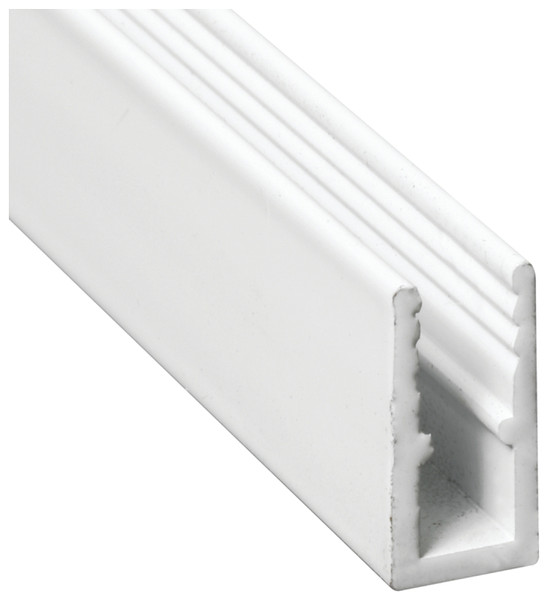 Make-2-Fit PL-14166 Window Frame, 5/8 in W, 94 in L, Aluminum, White [SKU: ORG7084106]