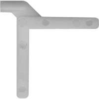 Make-2-Fit PL 15150 Non-Handed Tilt Key, Nylon/Plastic, White, For: Triple Track System [SKU: ORG6926414]