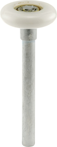 Prime-Line GD 52140 Door Roller, 1-7/8 in Dia Roller, 1/2 in W Roller, Steel, White [SKU: ORG5968581]
