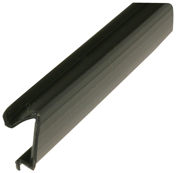 Make-2-Fit P 7813 Glass Retainer, 9/16 in W, 5/16 in Thick, 72 in L, Vinyl, Black [SKU: ORG3888534]