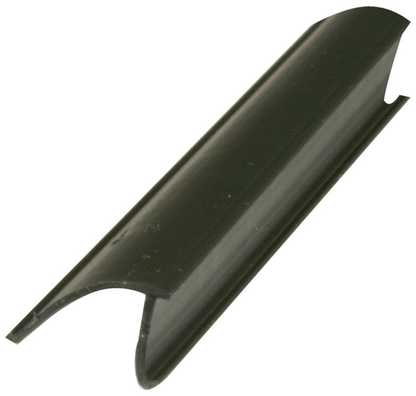 Make-2-Fit P 7816 Glass Retainer, 19/32 in W, 3/8 in Thick, 72 in L, Vinyl, Black [SKU: ORG1557461]