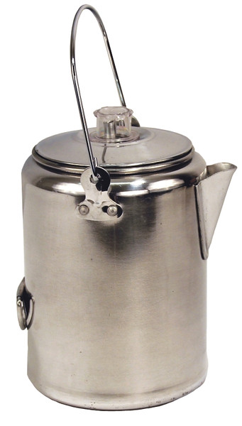 Texsport 13180 Percolator, 9 Cups Capacity, Aluminum, Anodized [SKU: ORG6981237]