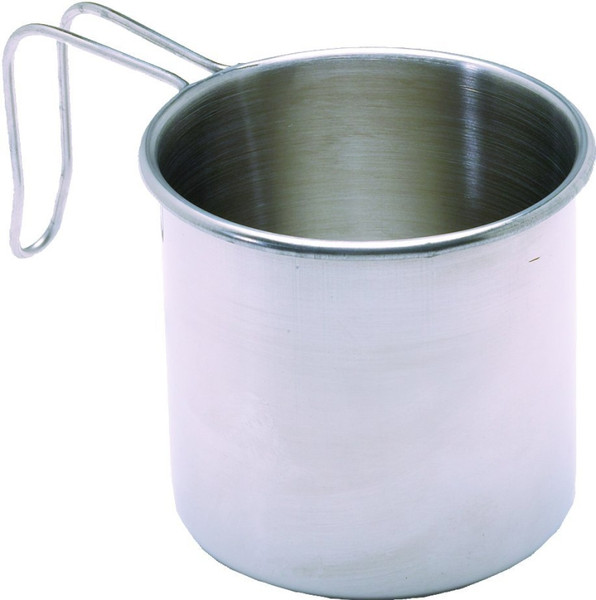 Texsport 13420 Camping Mug, 16 oz Capacity, Stainless Steel [SKU: ORG1391424]