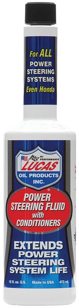 Lucas Oil 10442 Power Steering Fluid Amber, 16 oz Bottle [SKU: ORG8394157]