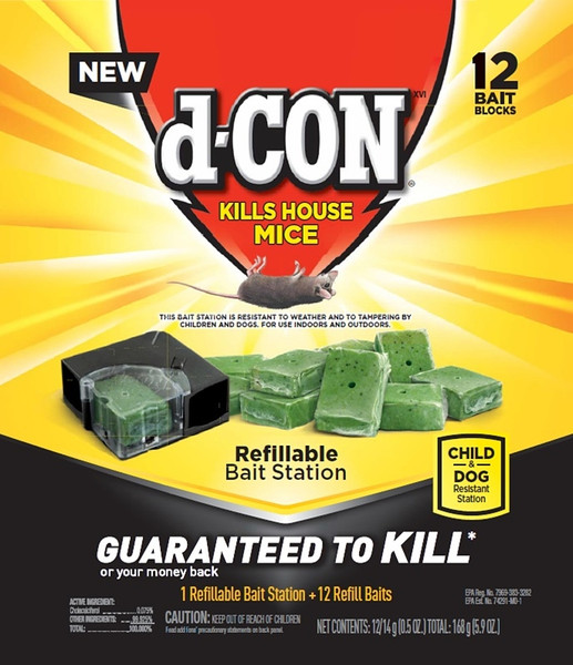 d-CON 98666 Refillable Bait Station, Solid [SKU: ORG2376499]