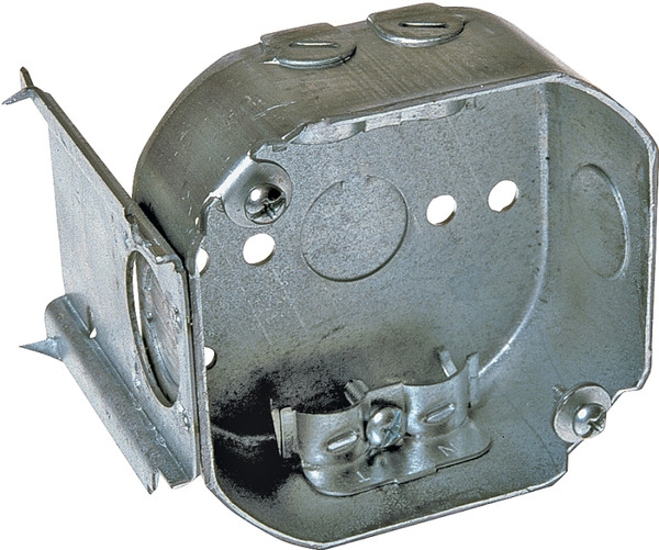 RACO 160 Octagonal Box, 4.067 in OAW, 1-1/2 in OAD, 3.579 in OAH, 1 -Gang, 3 -Knockout, Steel Housing Material [SKU: ORG6293831]