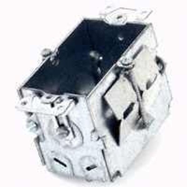 RACO 517 Switch Box, 1 -Gang, 1 -Knockout, 1/2 in Knockout, Steel, Gray, Nail-On Mounting [SKU: ORG6315196]