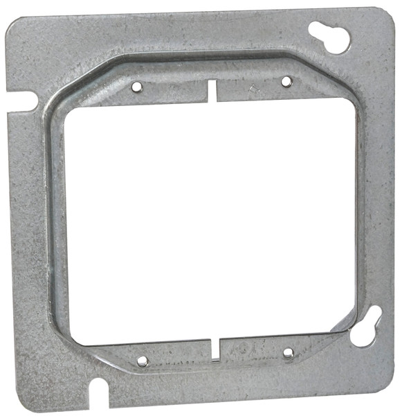 RACO 841 Box Cover, 1/2 in L, 4.688 in W, Square, 2 -Gang, Steel, Gray [SKU: ORG7016884]