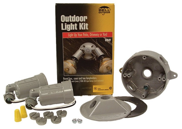 HUBBELL 5829-5 Flood Light Kit, Incandescent Lamp [SKU: ORG0896563]