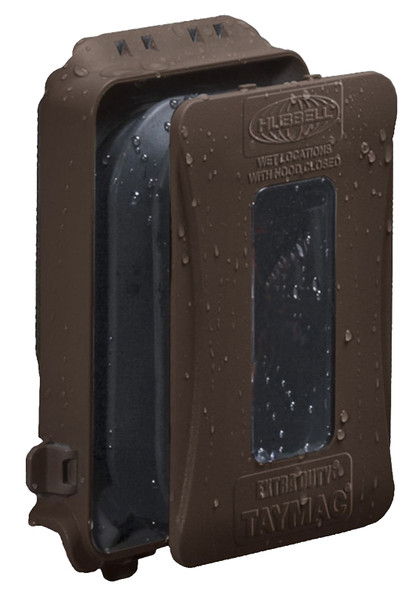 TAYMAC ML500Z Weatherproof In-Use Cover, 6.14 in L, 4.04 in W, 1 -Gang, Polycarbonate [SKU: ORG7346992]