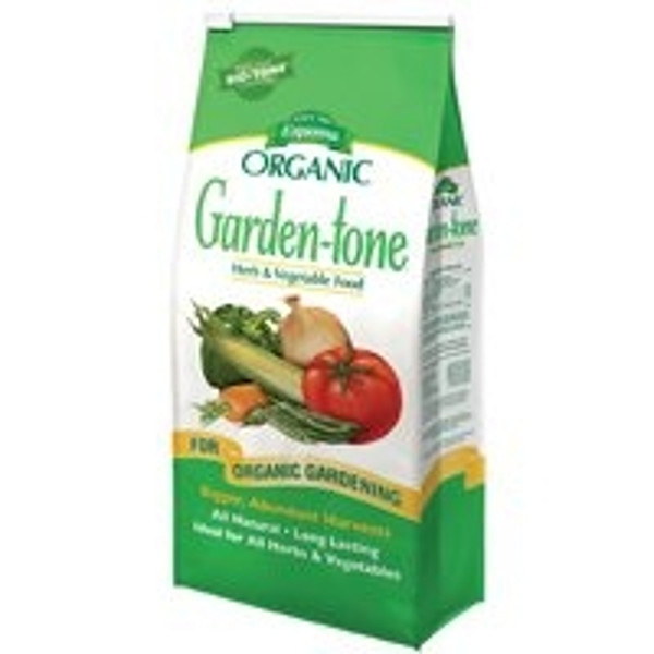 ESPOMA Garden-tone GT8 Plant Food, 8 lb Bag, Granular, 3-4-4 N-P-K Ratio [SKU: ORG0064618]