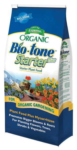 ESPOMA Bio-tone Starter Plus BTSP4 Plant Food, 4 lb Bag, Granular, 4-3-3 N-P-K Ratio [SKU: ORG0353193]