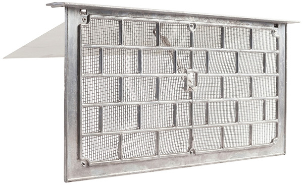 Master Flow LW1L Foundation Vent, 16 in W, 8 in H, 50 sq-in Net Free Ventilating Area, Aluminum [SKU: ORG8366999]