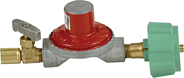 Bayou Classic 7000 Regulator and Control Valve, 1/4 in Connection, Brass, For: Fry Burners [SKU: ORG6645014]
