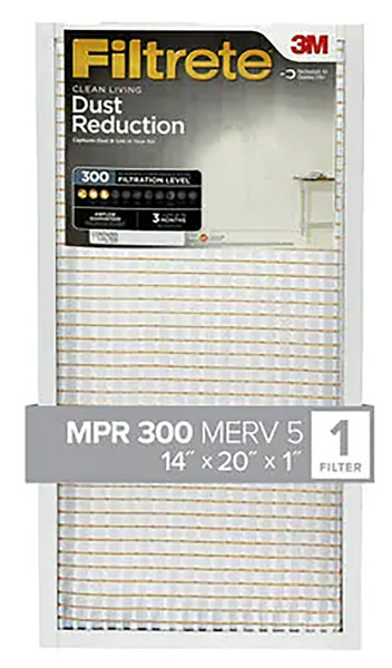 FILTER AIR DUST&LINT 14X20X1IN [SKU: ORG7448525]
