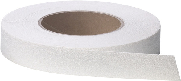 3M Safety-Walk 7743 Resilient Tread, 60 ft L, 1 in W, Vinyl Backing, White [SKU: ORG4244547]