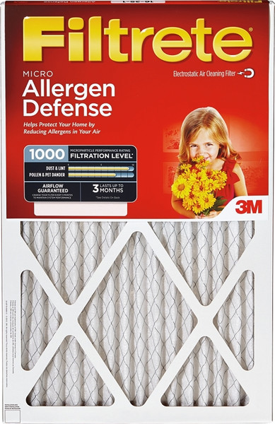 Filtrete 9800-2PK-HDW Disposable Air Filter, 20 in L, 16 in W, 11 MERV, 90 % Filter Efficiency, Fiberglass Filter Media [SKU: ORG6951628]
