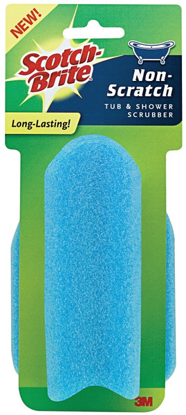 Scotch-Brite 549H Scrubber, 5-1/2 in L, 4 in W, Blue [SKU: ORG9638586]